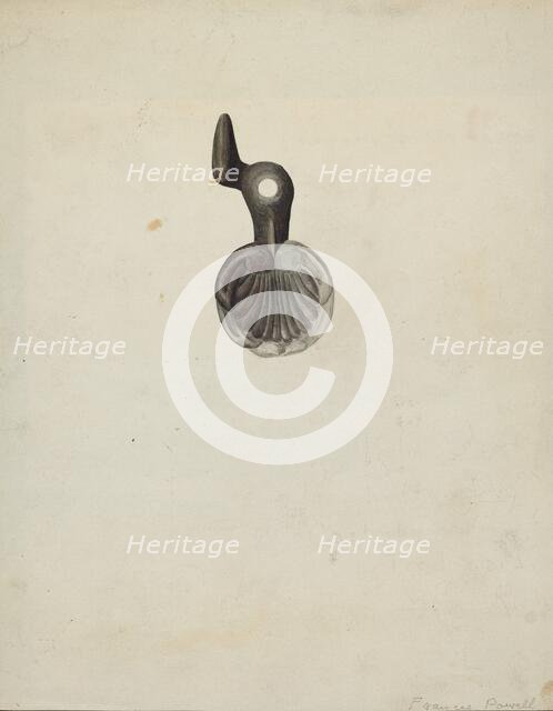 Shutter Dog, 1935/1942. Creator: F. W. Powell.