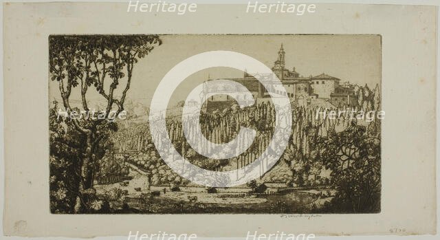 The Certosa, Florence, 1905. Creator: Donald Shaw MacLaughlan.