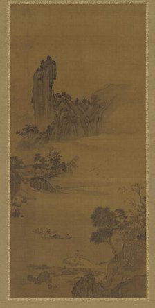 Landscape with Ferry Boats, Qing dynasty, 18th century. Creator: Unknown.