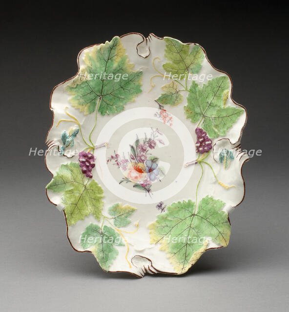 Dish, Chelsea, c. 1760. Creator: Chelsea Porcelain Manufactory.