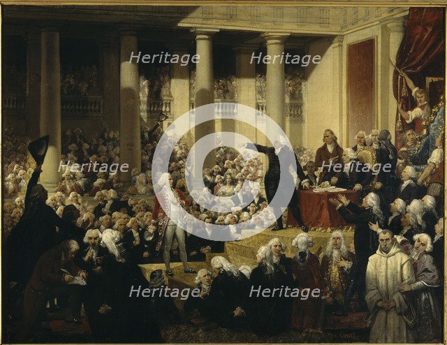 Mirabeau Confronts the Marquis de Dreux-Brézé, 23 June 1789, 1831.