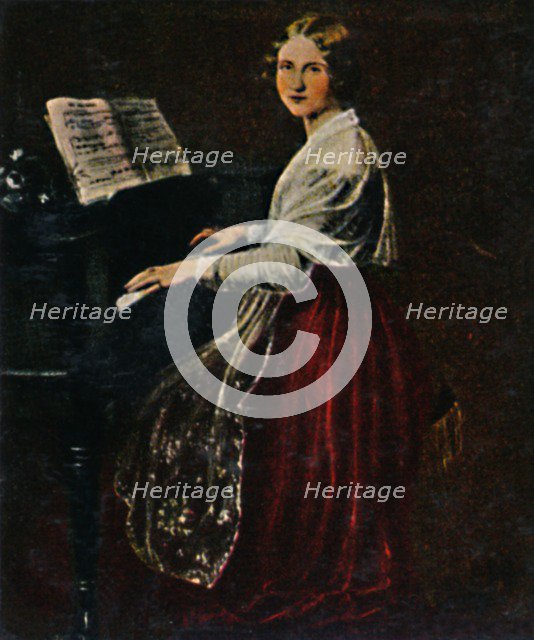 'Jenny Lind 1820-1887. - Gemälde von Asher', 1934. Creator: Unknown.
