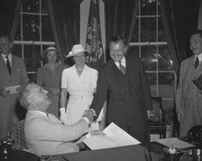 Robert Jackson Sworn in As Justice, Washington, D.C. July 11 1941. Creator: Harris & Ewing.