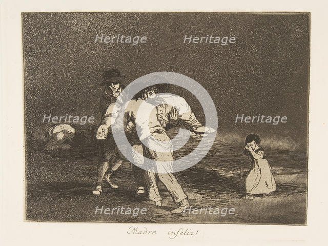 Plate 50 from 'The Disasters of War' (Los Desastres de la Guerra): 'Un..., 1811-12 (published 1863). Creator: Francisco Goya.