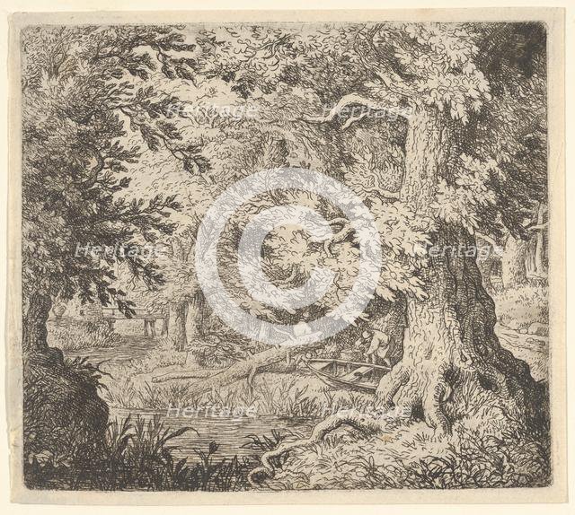 The Brook in the Wood, 17th century. Creator: Allart van Everdingen.