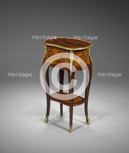 Work Table, 1700-1799. Creator: Bernard Peridiez (French, d. 1757); Gerard Peridiez (French, born c.1730), or.