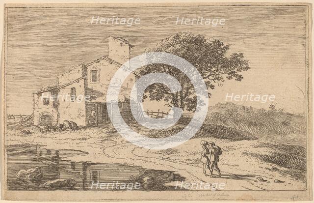 Large Tree near a House. Creator: Herman van Swanevelt.