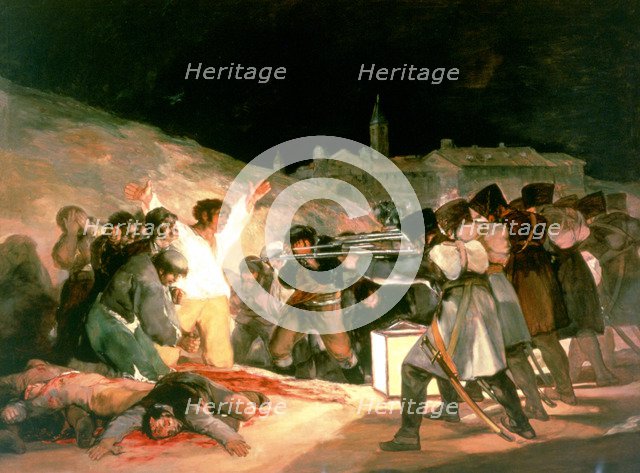 'The Shootings of May 3rd 1808', 1814. Artist: Francisco Goya