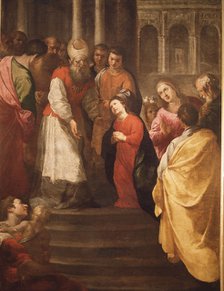 Presentation of the Virgin in the temple', oil by Francisco de Herrera.