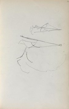 Italian Sketchbook: Sails (page 36), 1898-1899. Creator: Maurice Prendergast (American, 1858-1924).