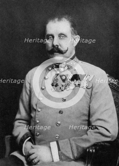 Archduke Franz Ferdinand of Austria, early 20th century. Artist: Unknown
