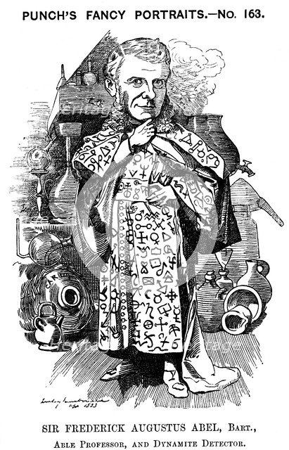 Frederick Augustus Abel  (1827-1902), English chemist and inventor, 1877-1878. Artist: Edward Linley Sambourne