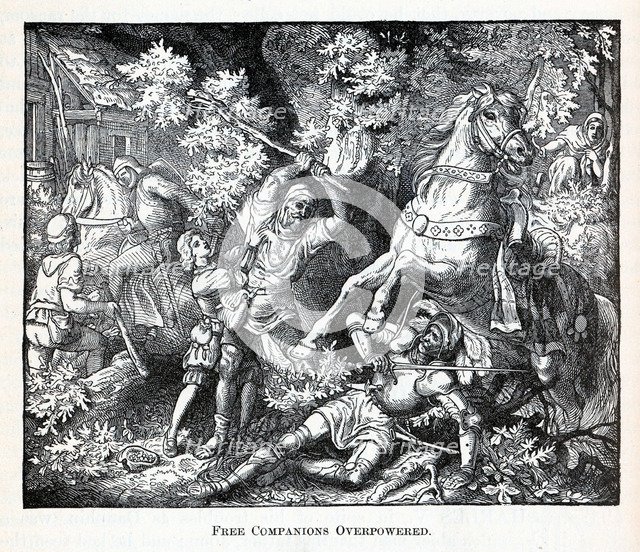 Free Companions Overpowered, 1882. Artist: Anonymous  