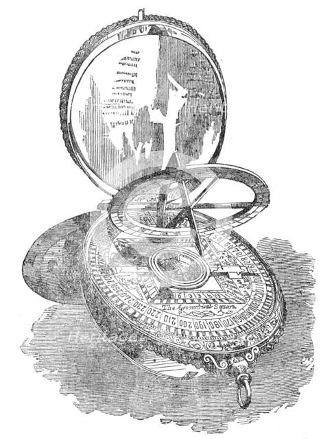 The Astrolabe of Sir Francis Drake, in Greenwich Hospital, 1856.  Creator: Unknown.