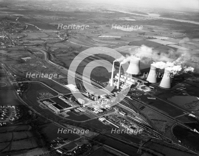 Lea Hall Colliery and Rugeley A Power Station, Staffordshire, 1963.  Artist: Michael Walters