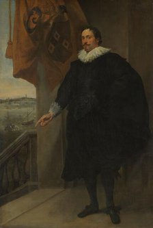 Portrait of a Nobleman, possibly Adriaan van der Borcht, 1634-c.1635. Creator: Anthony van Dyck.