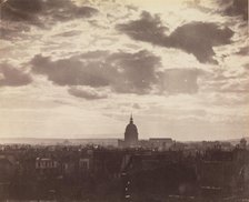 [Cloud Study over Paris], 1850s. Creator: Charles Marville.