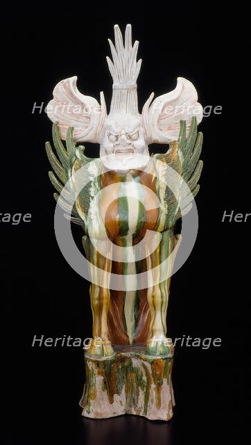 Ogre-Headed Guardian Beast (Zhenmushou), Tang dynasty (618-907 A.D.), first half of 8th century. Creator: Unknown.