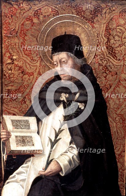 Santo Domingo de Guzman (1171-1221), Spanish religious founder of the Order of Preachers.