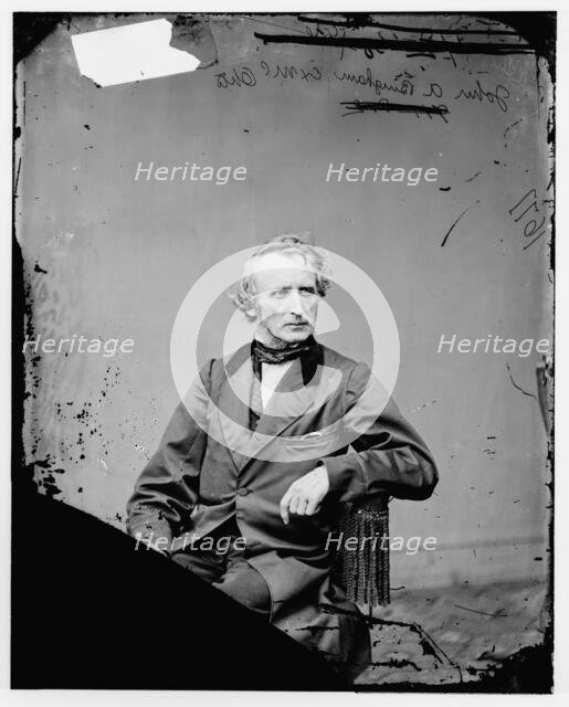 John Armour Bingham of Ohio, between 1860 and 1875. Creator: Unknown.