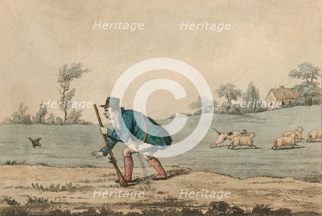 Shooting scene, 1813. Creator: Unknown.