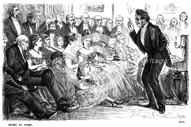 'Music at Home', 1872 (1891). Artist: George du Maurier