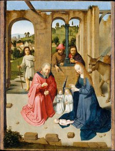 The Nativity, early 1480s. Creator: Gerard David.