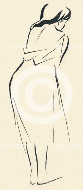 'Study in Line', c1898. Artist: Jean Louis Forain.