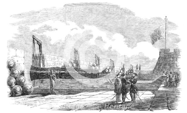 Interior of the Fort of Chanak-Kalessi, on the Asiatic Side of the Dardanelles...,  1854. Creator: Unknown.