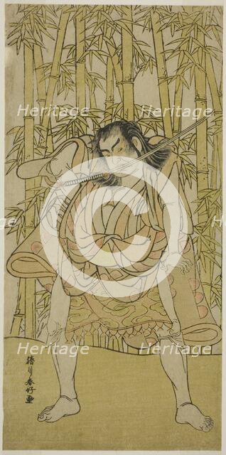 The Actor Nakamura Sukegoro II in an Unidentified Role, c. 1779. Creator: Katsukawa Shunko.