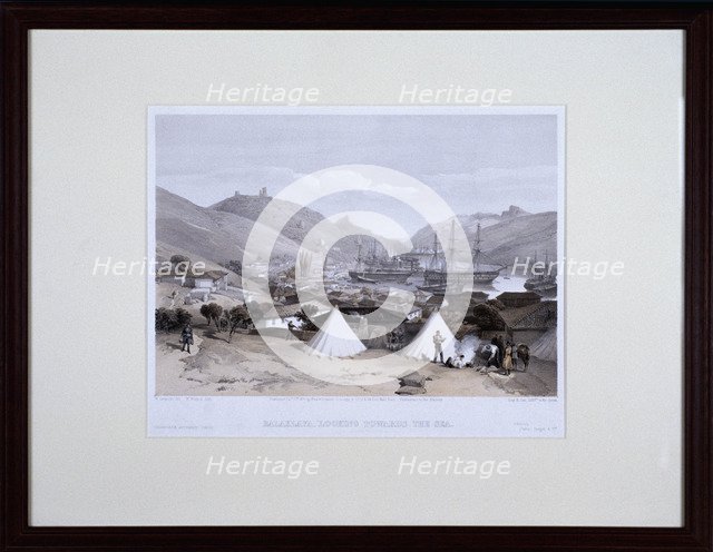 'Balaklava Looking Towards the Sea', 1855. Artist: W Walton