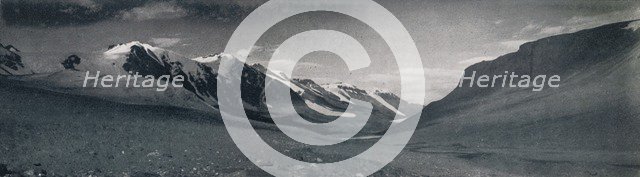 'An Ice-Free Outlet Valley', c1911, (1913). Artist: Frank Debenham.