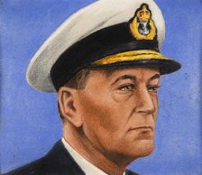 Admiral Sir John Cunningham,  c1943. Creators: William Timym, Central Office of Information.