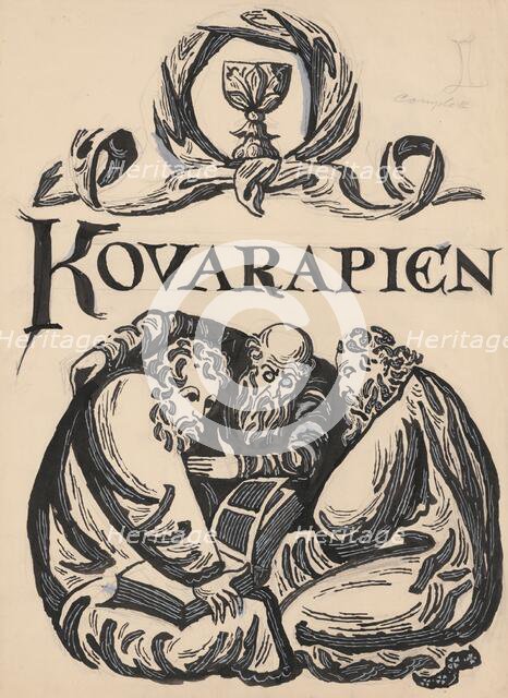 Cover design (Kovarapien), 1940/1944. Creator: Ján Novák.