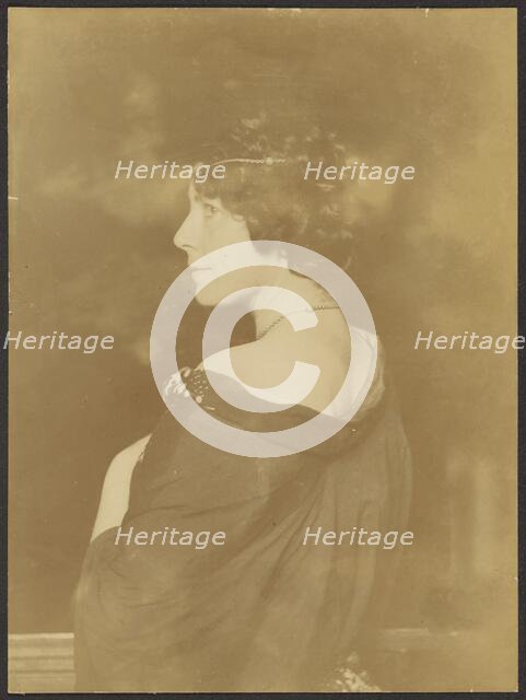 Portrait of an Unknown Woman, about 1900. Creator: Franz von Stuck.