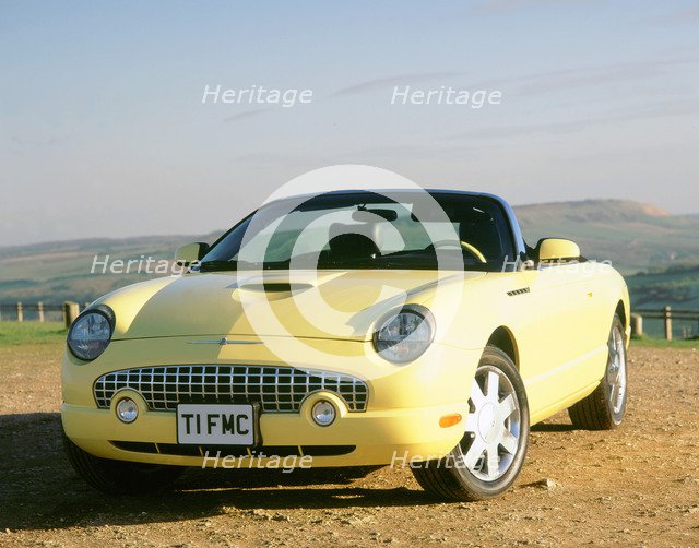 2003 Ford Thunderbird convertible. Artist: Unknown.