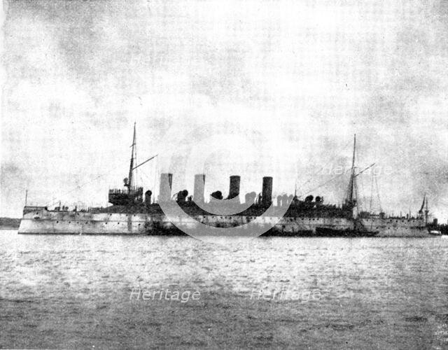 The Spanish-American War: US war-ships - Columbia, triple-screw cruiser, 1898. Creator: Symonds & Co.