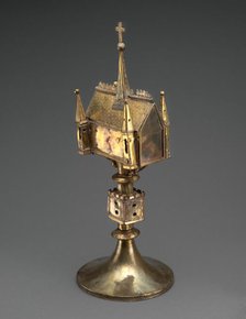 Reliquary Monstrance in the form of a Church, Brunswick, c. 1484. Creator: Unknown.