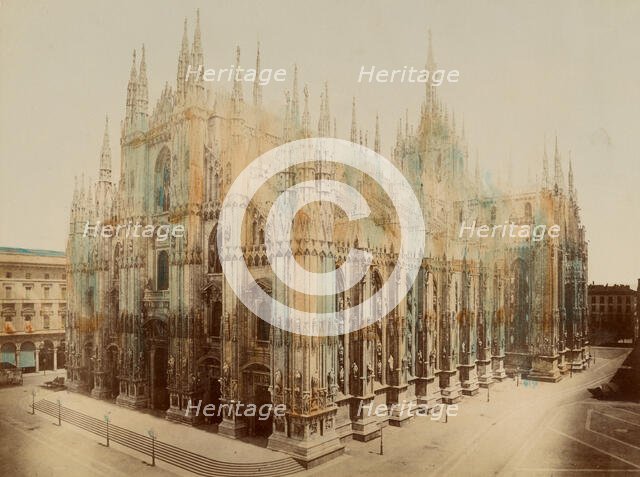 Milan Cathedral, 1870s-1880s. Creator: Unknown.