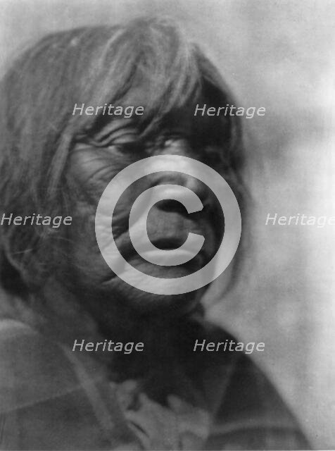 A Washo woman, c1924. Creator: Edward Sheriff Curtis.