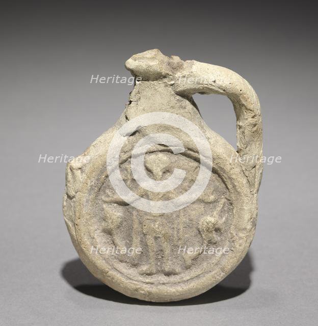 Pilgrim's Flask with Saint Menas, 400-600. Creator: Unknown.