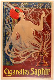 Cigarettes Saphir , 1910. Creator: Stephano (active 1910-1920s).