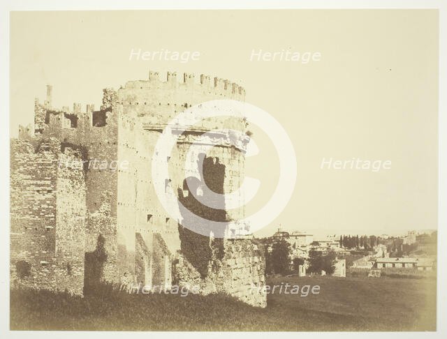 Untitled (Ruin of a Round Fortress Building), c. 1857. Creator: Robert MacPherson.