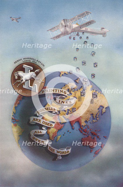 'Advert For Horsell's Inks', 1917. Artist: Frank Horsell & Co Ltd.