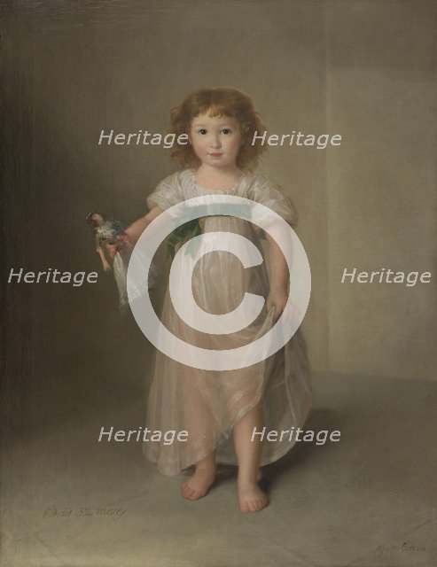 Portrait of Manuela Téllez Girón y Pimentel (1794-1838), Duchess of Abrantes, 1797.