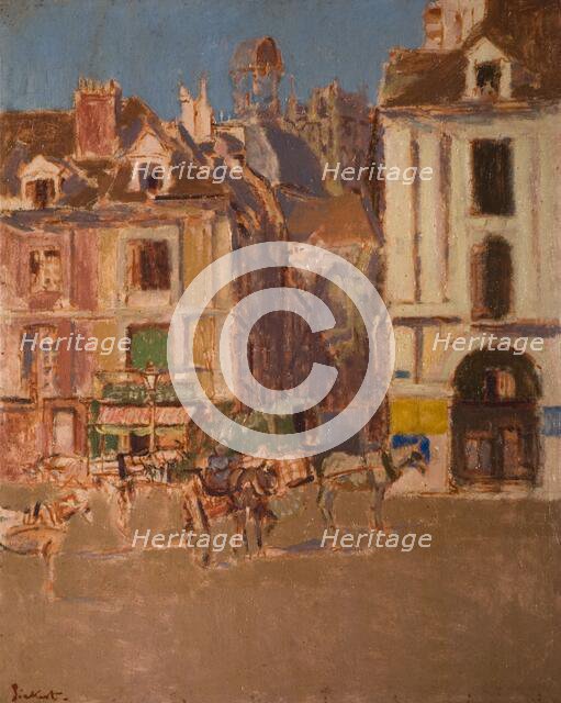 La Rue Notre Dame And The Quai Duquesne, 1902. Creator: Walter Richard Sickert.