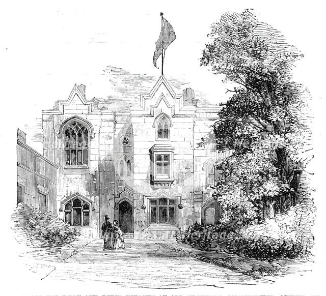 School for deaf and dumb infants at Old Trafford, Manchester [opened recently], 1860. Creator: Unknown.