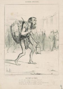 Bon mot du temps, 19th century. Creator: Honore Daumier.
