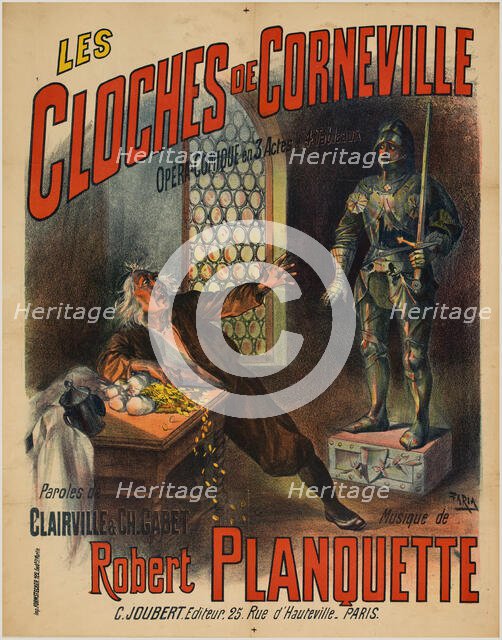 Opéra comique "Les Cloches de Corneville" by Robert Planquette, c.1880. Creator: Faria, Cândido de (1849-1911).