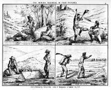 'The Mining Business in Four Pictures', 19th century (1937).Artist: Britton & Rey